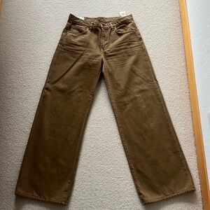 Staud “Gus” jeans in portobello